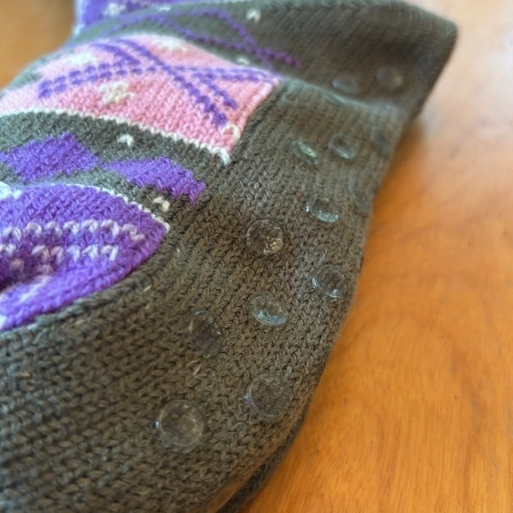 NWT Purple and Gray Socks From Sweden Women’s Size 6-9